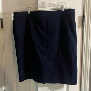 J. Crew Navy Blue Pencil Skirt